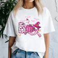 thumbnail image 1 of Boo Halloween Pumpkin Pink Ribbon Witch Breast Cancer, Spooky Season Tee, Ghost Pumpkin Tshirt, 1 of 5