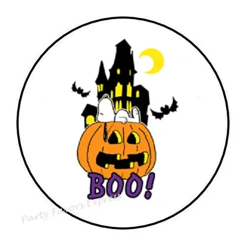 Boo Halloween Sticker Party Favors Sticker Envelope Seals Labels ...