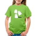 thumbnail image 1 of Boo. Happy Ghost Friends T-Shirt Juniors -Image by Shutterstock,  x-Large, 1 of 4