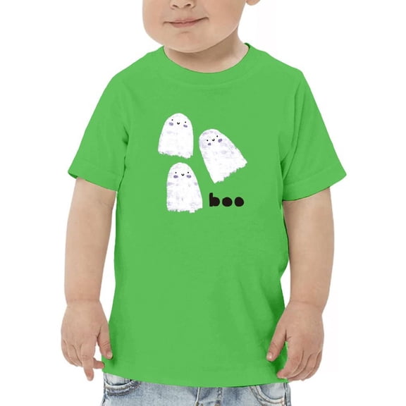 Boo. Happy Ghost Friends T-Shirt Toddler -Image by Shutterstock, 4 Toddler