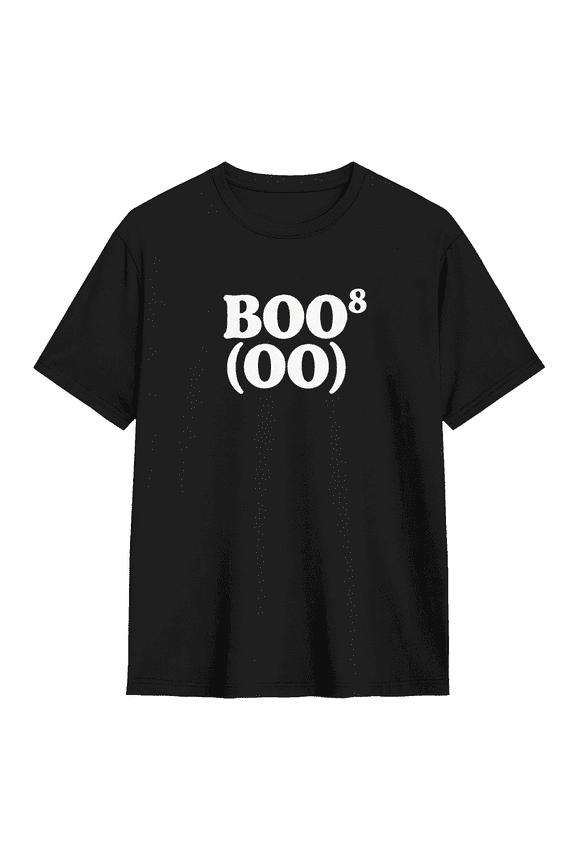 Boo Hoo 8 Cool Graphic Tee for Men and Women, Holiday Gift Funny Cotton Short Sleeves T-Shirt
