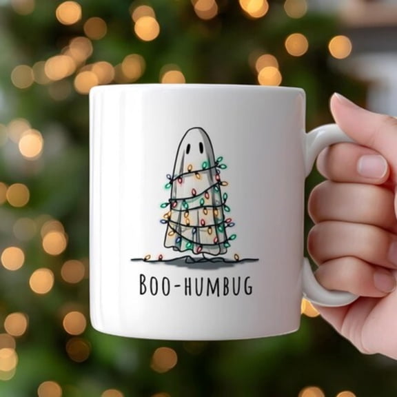 Boo-Humbug, Ghost Pun Mug da, Ghosistmas Mug, Funny Coffee Cup Cistmas, Funny Mug Ghost Lover, Sarstic Coffee Cup.
