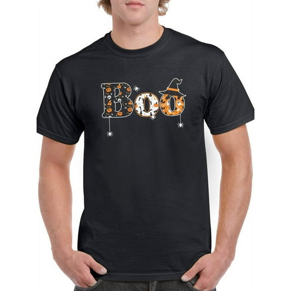 Boo In Halloween T-Shirt Women -Smartprints Designs, Female XX-Large