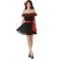 thumbnail image 1 of Boo! Inc. Spicy Senorita Women's Halloween Costume Mexican Fiesta Flamenco Dancer Dress, 1 of 6