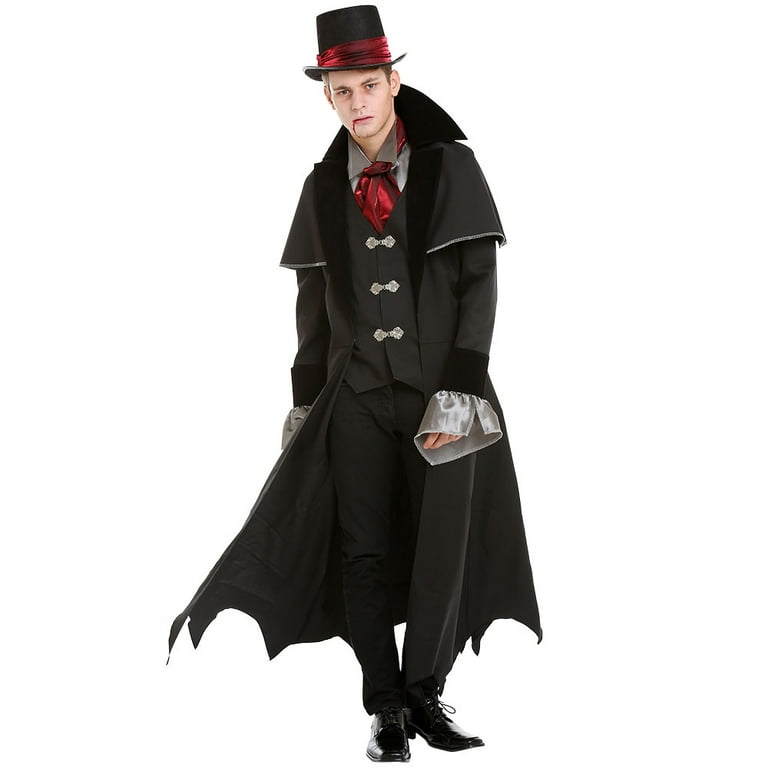 Image result for vampire dress  Mens vampire costume, Vampire dress,  Vampire costume