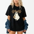 thumbnail image 1 of Boo JEE Boujee Pink Ghost Halloween October Vibes – T-Shirt, Hoodie & Sweatshirt – Spooky Chic – Festive Fun for All Ages, 1 of 6