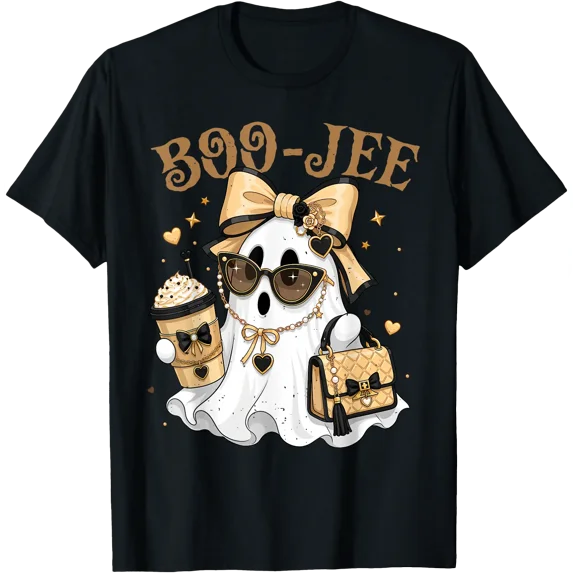 Sweet Bd Boo-JEE Cute Ghost Boujee for Women Kids Girls Halloween T-Shirt ...
