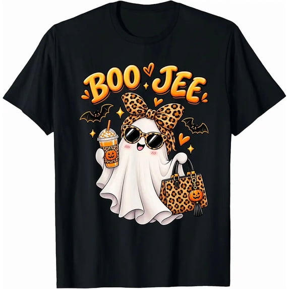 Boo JEE Ghost Halloween Girls Boojee Halloween T-Shirt