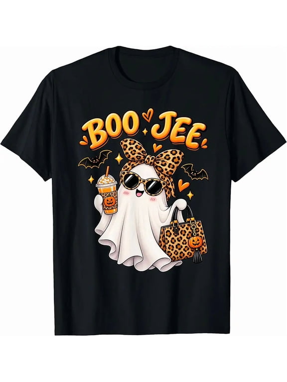 Boo JEE Ghost Halloween Girls Boojee Halloween T-Shirt