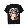 thumbnail image 1 of Boo JEE Pink Leopard Ghost Witch Funny Coquette Halloween T-Shirt, 1 of 6