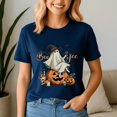 thumbnail image 1 of Boo Jee Ghost Ice Coffee Coquette Bow, Halloween Shirt, Spooky Season Tee, Happy Halloween, Ghost Pumpkin Tshirt, Funny Holiday Gift,Horror Witchy ,Trick Or Treat, 1 of 5