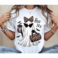 thumbnail image 1 of Boo-Jee Ghost Shirt Leopard Ghost Tee Ghost Coffee Shirt Funny Fall Shirt Ghost Tee Girly Halloween Gift Boojee Shirt,clothes for back to school,first day of school outfits, 1 of 9