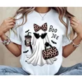 thumbnail image 1 of Boo-Jee Ghost Shirt Leopard Ghost Tee Ghost Coffee Shirt Funny Fall Shirt Ghost Tee Halloween Gift Halloween Clothing For Family And Friends, 1 of 8