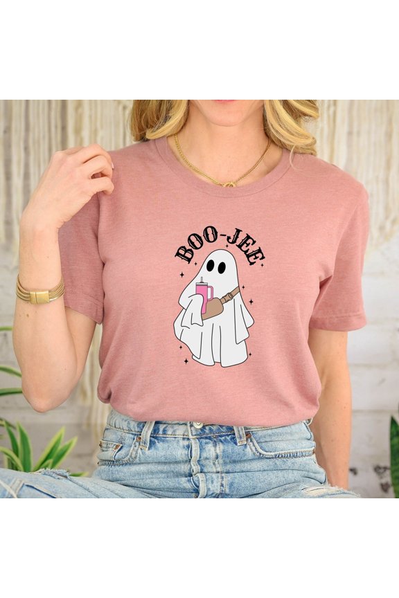 Boo Jee Ghost Shirt Spooky Season Halloween Tee