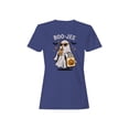 thumbnail image 1 of Boo-Jee Ghost with Boba Drink Women's T-shirt, 1 of 3