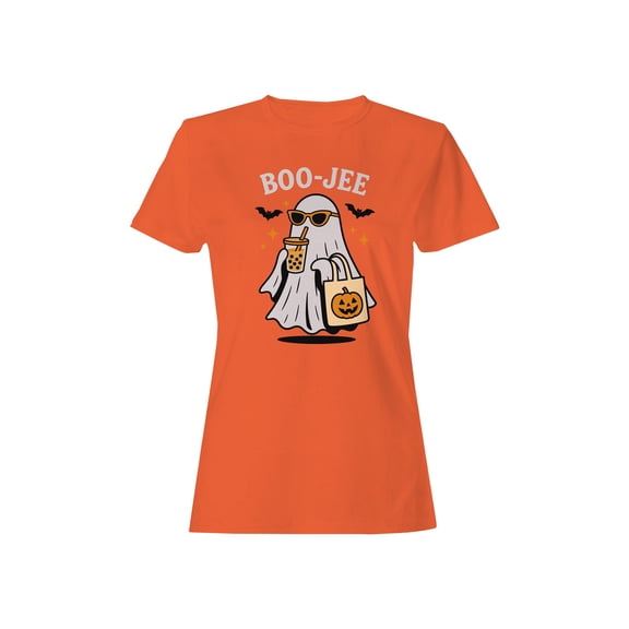 Boo-Jee Ghost with Boba Drink Women's T-shirt