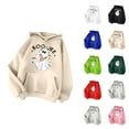 thumbnail image 1 of Boo Jee Halloween Hoodies for Women 2025 Boojee Ghost Graphic Halloween Sweatshirt Hoodie Pullover Tops, 1 of 4