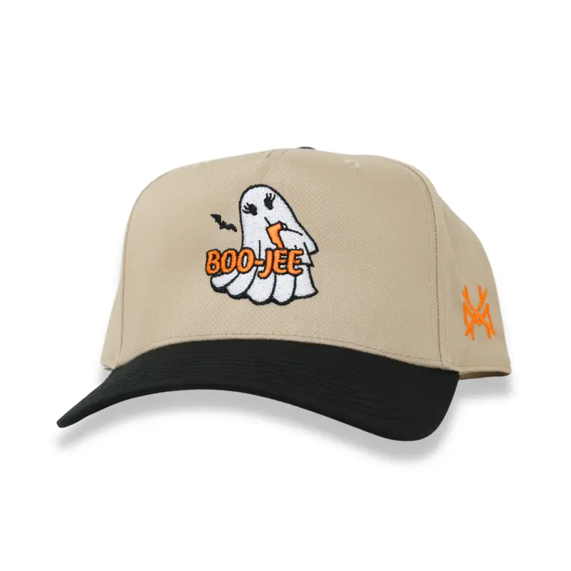 Boo Jee Hat, Adjustable Snapback Baseball Cap with Ghost Embroidery ...