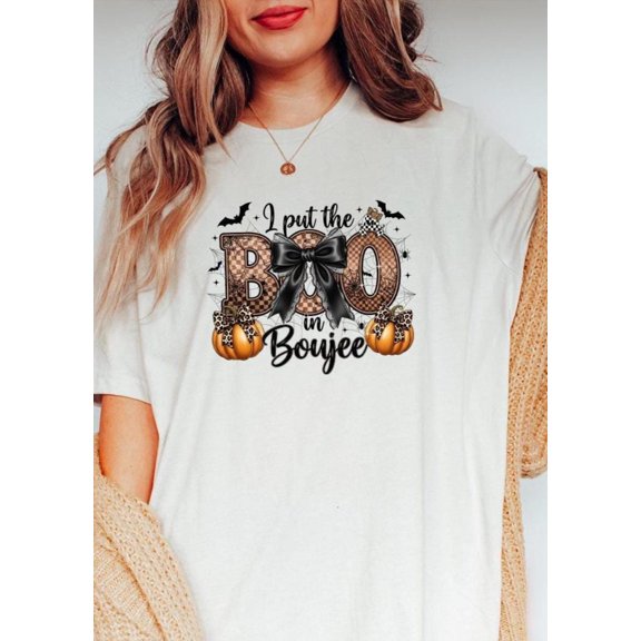 Boo Jee Shirt, season Boo jee Ghost Tee, Spooky Ghost T-shirt, Boujee Ghosts, Spooky Vibes, season Women shirt, Boo-Jee Ghost All Size S-5Xl