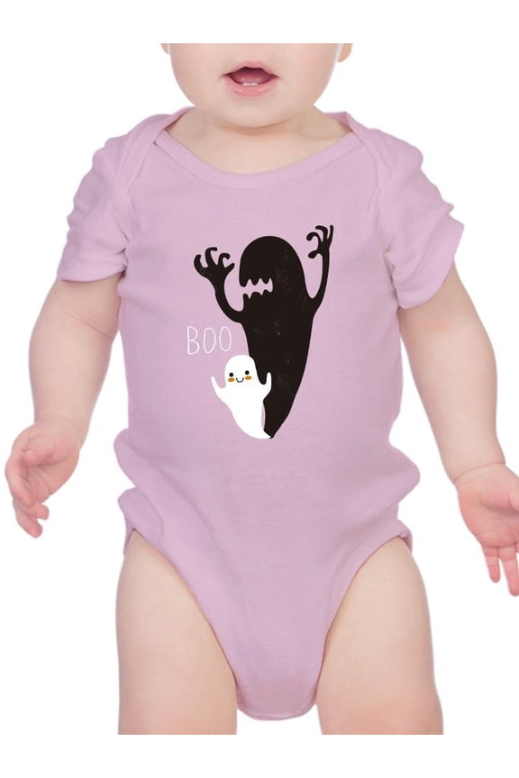 Boo. Little Ghost Big Shadow Bodysuit Infant -Image by Shutterstock, 6 Months
