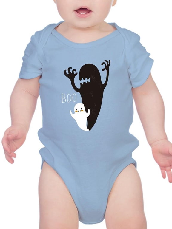 Boo. Little Ghost Big Shadow Bodysuit Infant -Image by Shutterstock, Newborn