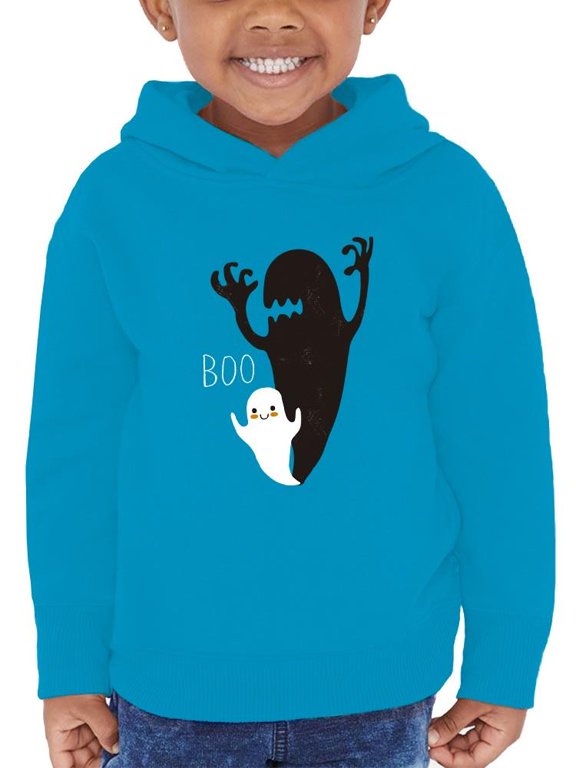 Boo. Little Ghost Big Shadow Hoodie Toddler -Image by Shutterstock, 2 Toddler