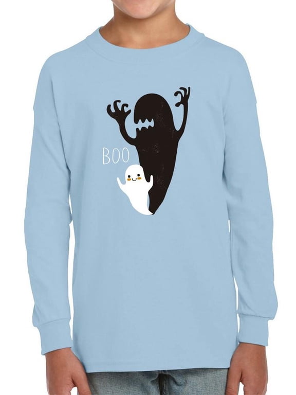Boo. Little Ghost Big Shadow Long Sleeve Toddler -Image by Shutterstock, 5 Toddler
