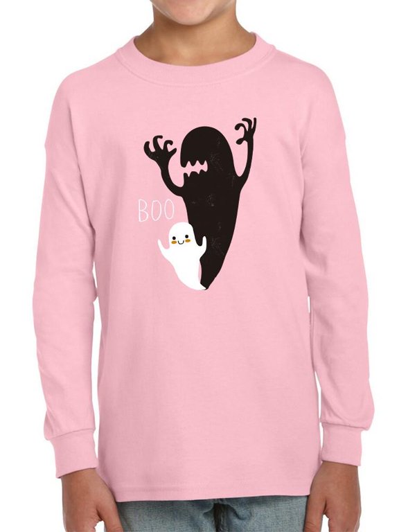 Boo. Little Ghost Big Shadow Long Sleeve Toddler -Image by Shutterstock, 5 Toddler