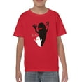 thumbnail image 1 of Boo. Little Ghost Big Shadow T-Shirt Juniors -Image by Shutterstock,  Medium, 1 of 4