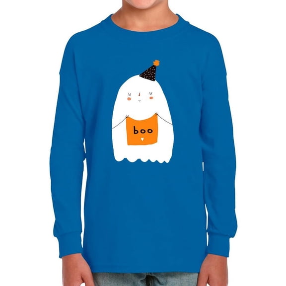 Boo. Lovely Ghost W Napkin Long Sleeve Toddler -Image by Shutterstock,  4 Toddler