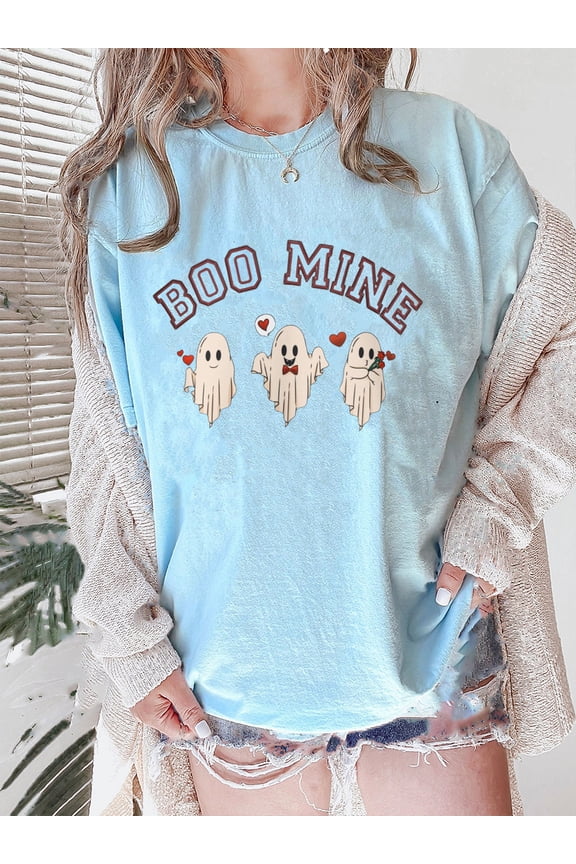 Boo Mine Valentine's Day Ghost T-shirt