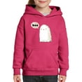 thumbnail image 1 of Boo. Retro Style Cute Ghost Hoodie Juniors -Image by Shutterstock,  Medium, 1 of 4