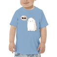 thumbnail image 1 of Boo. Retro Style Cute Ghost T-Shirt Toddler -Image by Shutterstock,  5 Toddler, 1 of 4
