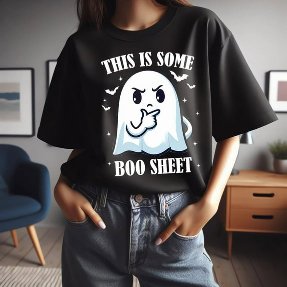 This Is The Boo Sheet Shirt, Halloween Ghost T-Shirt, Halloween Shirt, Funny Ghost Halloween Shirt, Halloween Ghost Quote Tee, Spooky Season Shirt, Trick Or Treat Shirt