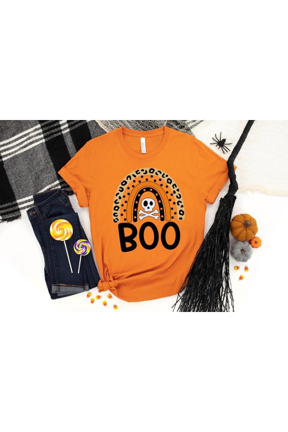 Boo Shirt Halloween Boo Shirt Boo Skull Shirt Boo Rainbow Shirt Boo Cheetah Shirt Rainbow