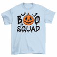 thumbnail image 1 of Boo Squad Halloween T-Shirt Bats Carved Pumpkin Tee Men Women, 1 of 2