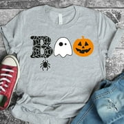 JANESEAPPAREL Boo T-shirt Halloween Shirts Horror Shirt Women's Spooky Tshirt Scary Gift Hocus Pocus Tee Trick Or Treat Top