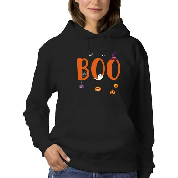 Boo Tagline Hoodie Women -GoatDeals Designs, Female 3X-Large