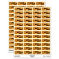 thumbnail image 1 of Boo Yah Ghost Teacher Student School Sticker Set - Orange - Gloss Finish - 1.25" Mini, 1 of 7