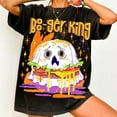 thumbnail image 1 of Boo-ger King Halloween T-Shirt, Funny Toddler Fall Tee, Retro Ghost & Burger Shirt, Trendy Halloween Costume Shirt, Cute Boo Graphic Tee, 1 of 5