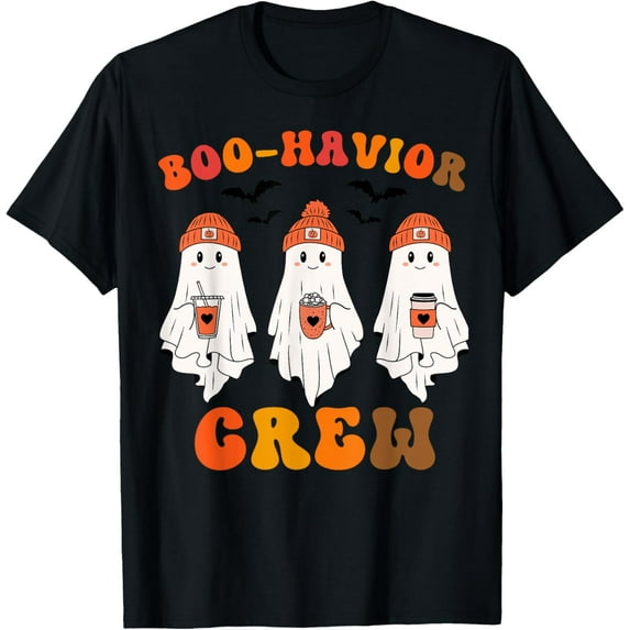 Boo-havior Crew, Behavior Analyst, Halloween ABA Cute Ghost T-Shirt