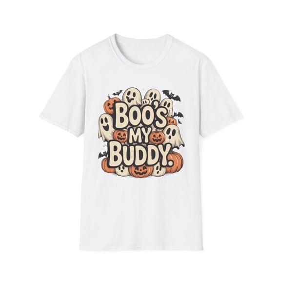 Boo’s My Buddy Halloween T-Shirt Spooky Fun Tee