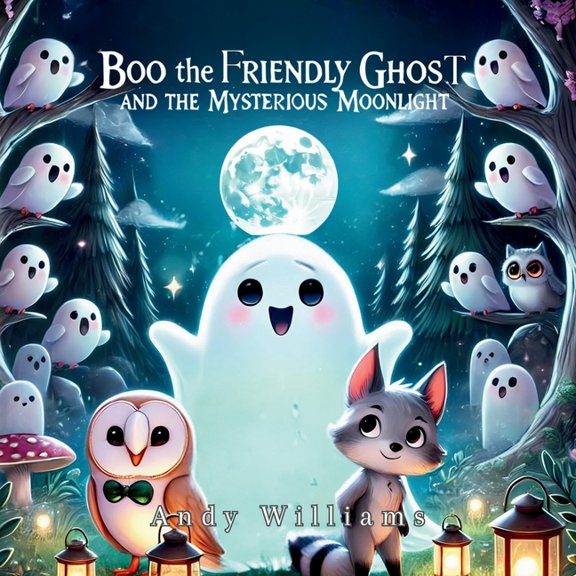 Boo the Friendly Ghost Adventures Boo the Friendly Ghost and the Mysterious Moonlight, Book 4, (Paperback)