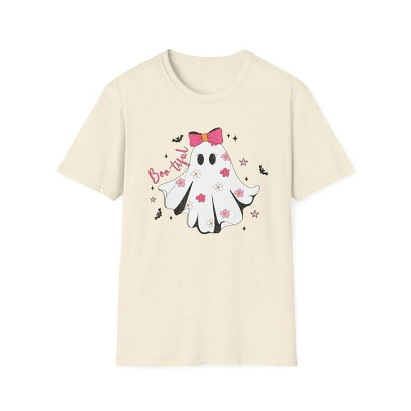 Boo-tiful Ghost Halloween T-Shirt - Fun & Charming Tee