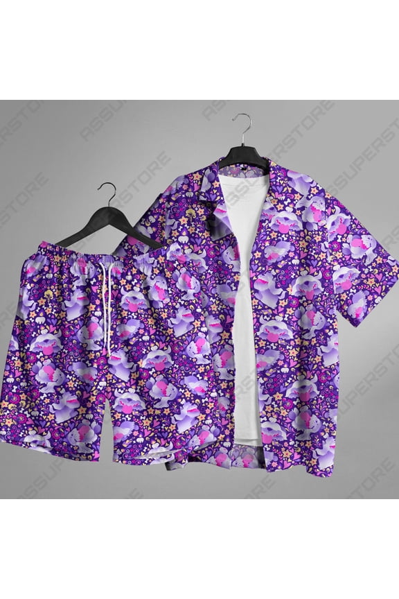 BooBoo Ghost Hawaiian Button-Up Shirt Tropical Hawaii Shirt Gift 1732240039