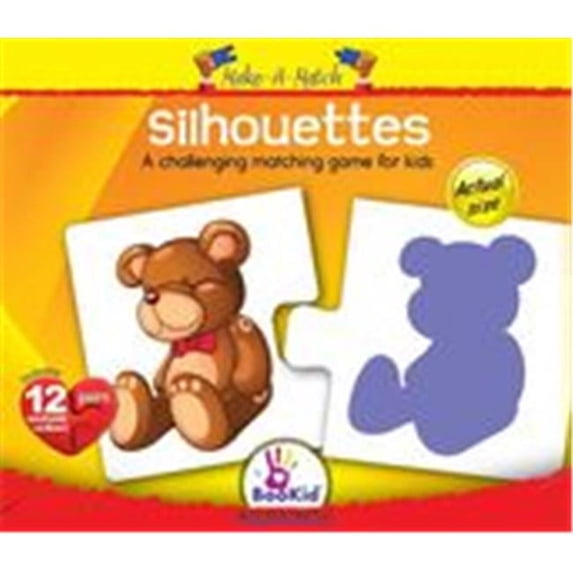 BooKid 7290105889072 Make a Match Puzzles Silhouettes