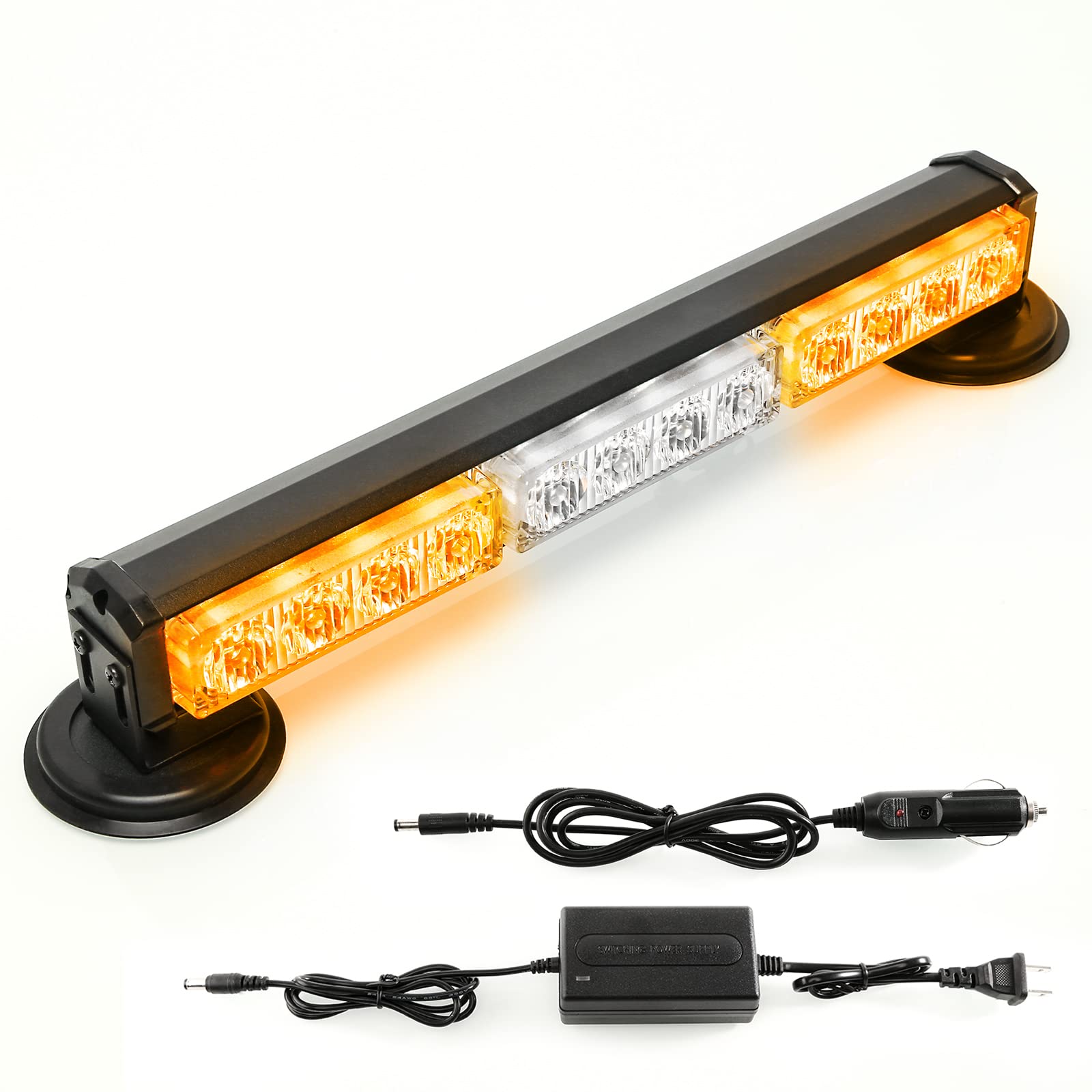 BooYu 14" Battery Powered YPF5 Emergency Strobe Lights Bar Truck
