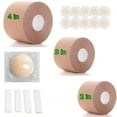 thumbnail image 1 of Boob Tape - Breast Lift Tape, Body Tape for Breast Lift Silicone Breast Reusable Adhesive Bra, Bob Tape, 1 of 5