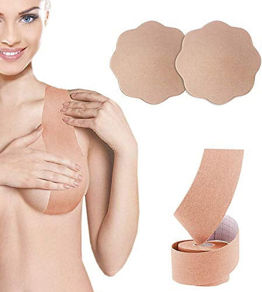 How to Use Push Up Tape, Breast Lift Tape for Large Breast