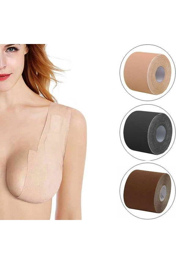Boob Tape, Breathable Breast Lift Tape, Athletic Tape, Waterproof Non-Woven Wraps